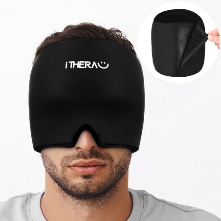 I-THERA-U Bandeau anti-migraine à compresses chaudes et froides